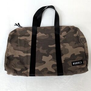 NOBULL Canvas Duffel Gym Bag Camoflage Large Weekender Travel Tote Shoulder